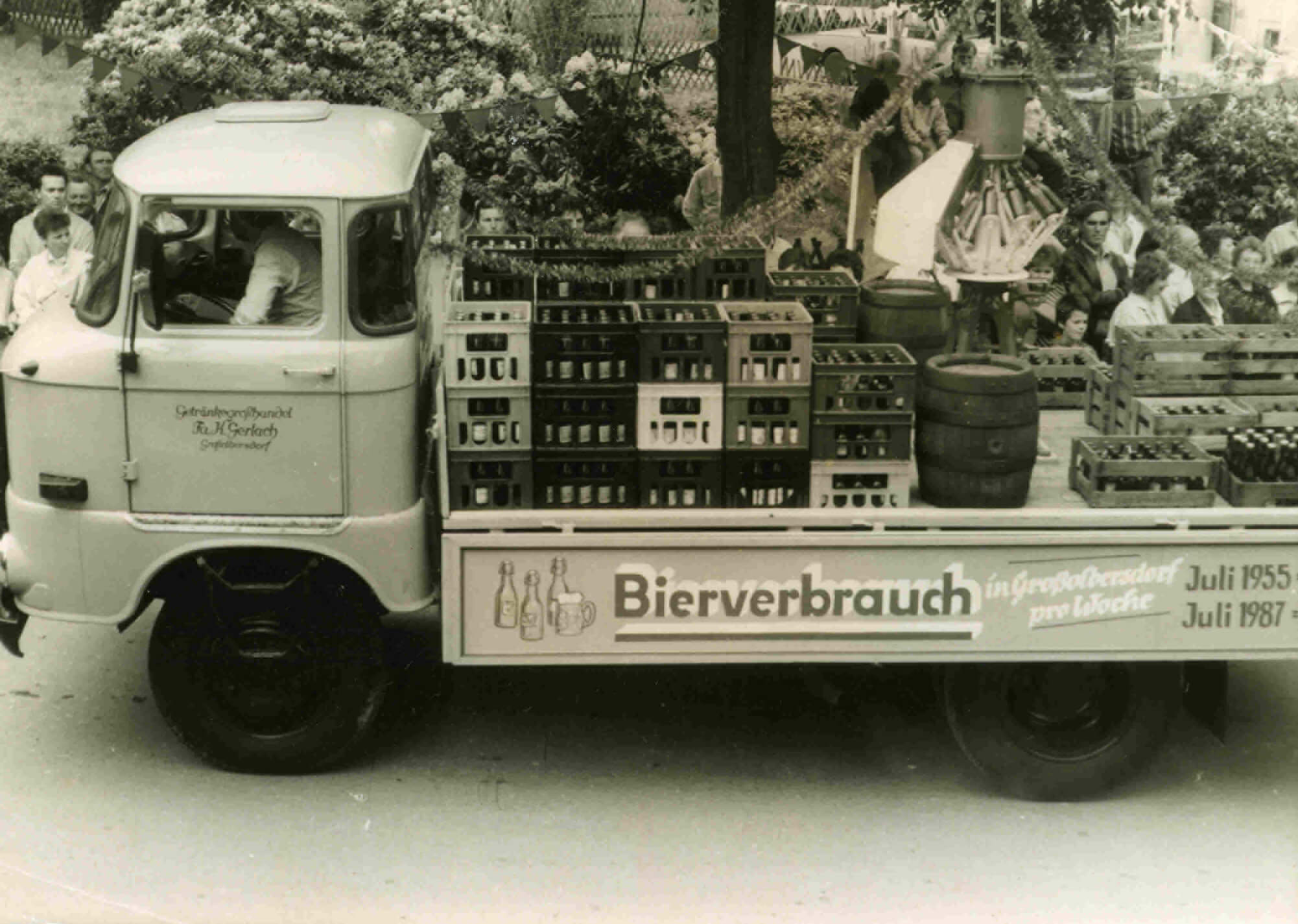 Beim Heimatfest 1988